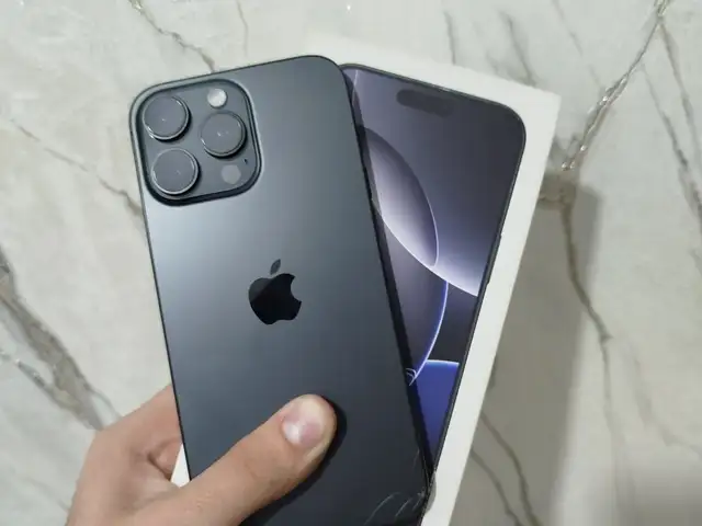 Apple iPhone 16 Pro Max, 256 gb, Black Titanium, Душанбе