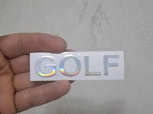 Стикер-эмблема Golf, Душанбе