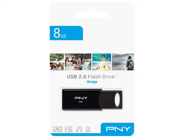 PNY Sledge 2.0 8GB USB Flesh, Душанбе