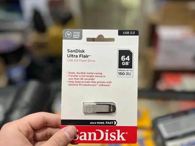SanDisk Ultra Flair USB 3.0, 64 GB, Худжанд