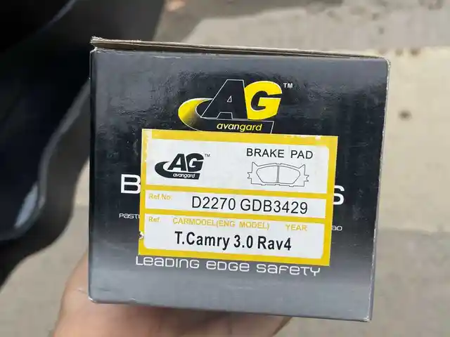 Передний тормозные колодки avangard для Toyota Camry 2007-2017, Душанбе