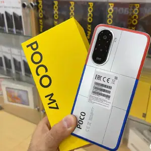 Xiaomi Poco M7 6+3/128Gb black 7000мач, Душанбе