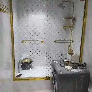 Перегородка для ванной комнаты, Душанбе