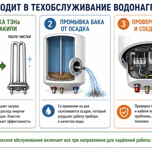 Ремонт и очистка водонагревателей, Душанбе