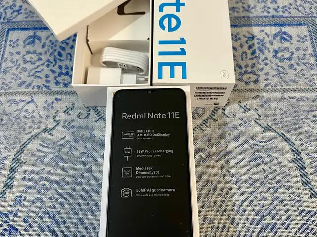 Xiaomi Redmi Note 11E 6/128GB WHITE, Душанбе - 2