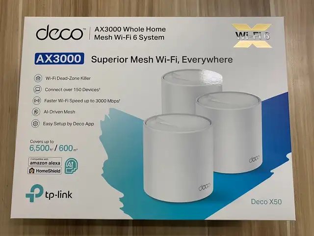 Роутер TP-Link Deco X50 AX3000 Home Mesh Wi-Fi 6 System, Хуҷанд
