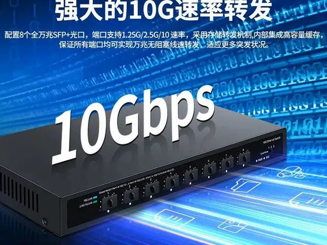 Коммутатор 10Гбит коммутатор , 10Gbps switch SFP+, Худжанд