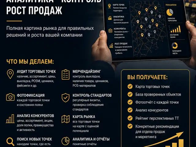 Аудит рынка и мерчендайзинг для компаний, Хуҷанд