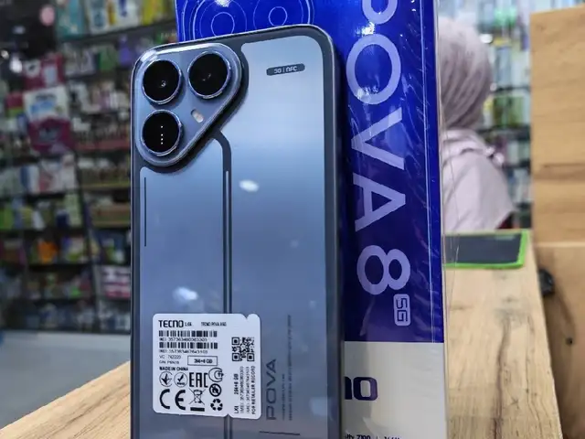 Tecno Pova 8 5G 16/256Gb black, Душанбе