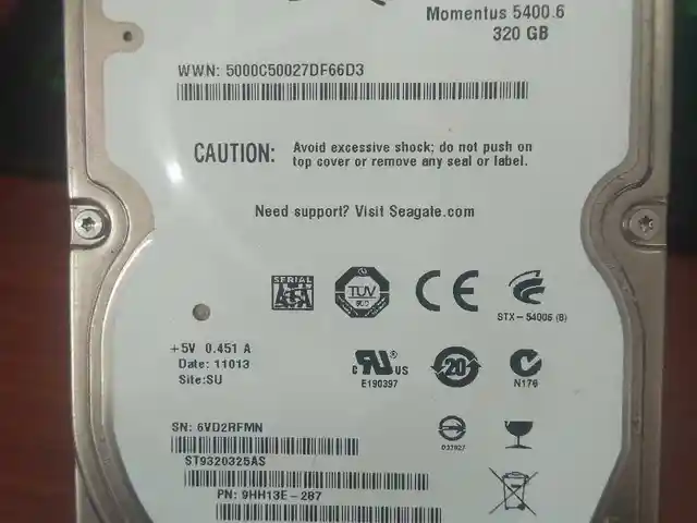 Жёсткий диск 320Gb, Хуҷанд