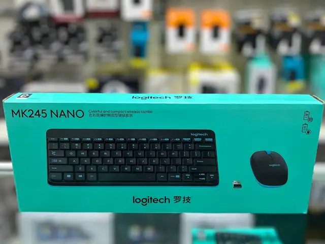Мышь клавиатура беспроводной комплект Logitech MK245 Nano, Душанбе
