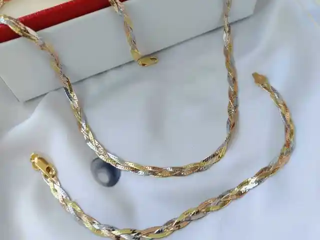 Цепочка с браслетом из серебра, Душанбе