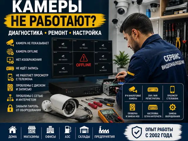 Ремонт камер видеонаблюдения | Таъмири камераҳои назорати, Душанбе
