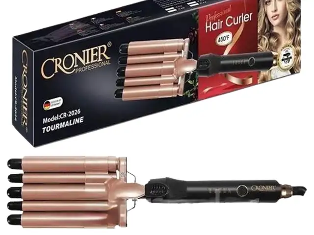 Пятиволновая плойка барои мӯй - Cronier CR-2026 Professional, Душанбе