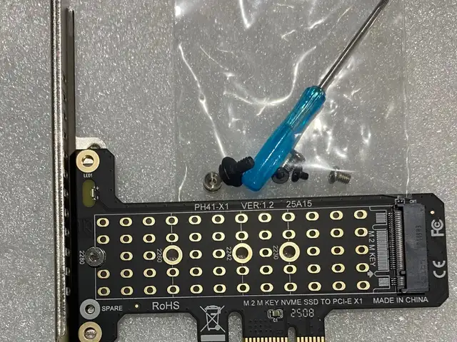 PCI-E X1 для SSD M.2 NVMe адаптер, Душанбе