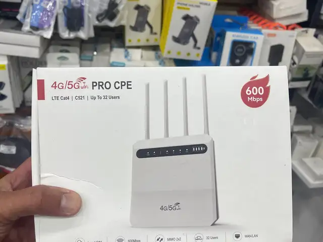 Роутер CPE, Wi-Fi, 4G-5G LTE, SIM карта, белый, Душанбе