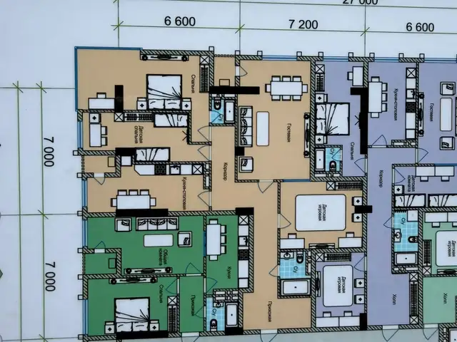 3-комн. квартира, 12 этаж, 140 м², Автоцентр, Корвон, Душанбе - 2