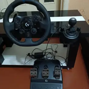 Игровой руль Logitech G923+Shifter for PS4, PS5,PC/TrueForce, Душанбе