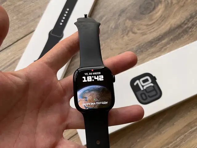 Смарт часы Apple watch 10 42mm jet black, Душанбе