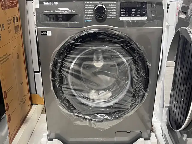 Стиральная машина Samsung-Electronics 8 kg Black 2025, Душанбе