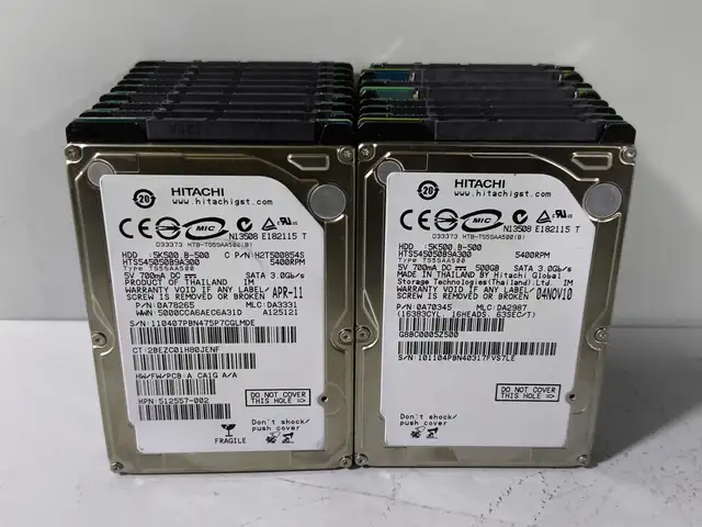 Жёсткий диск для ноутбуков Hitachi 500GB, Душанбе
