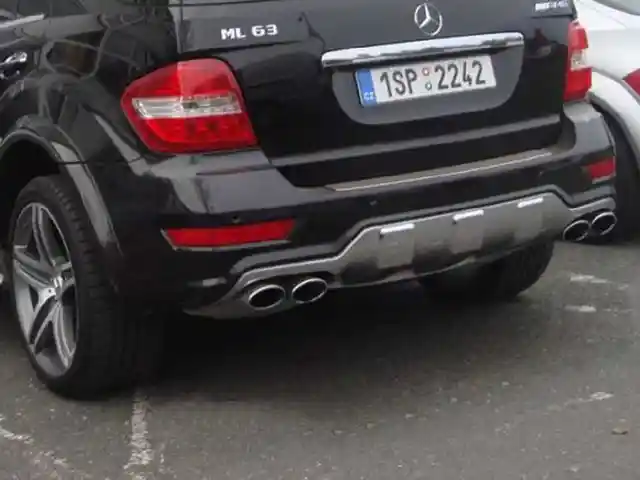 Задний диффузор на ML63 AMG W164, Душанбе