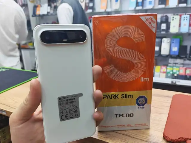 Tecno spark slim 8+8/16/256gb, Душанбе