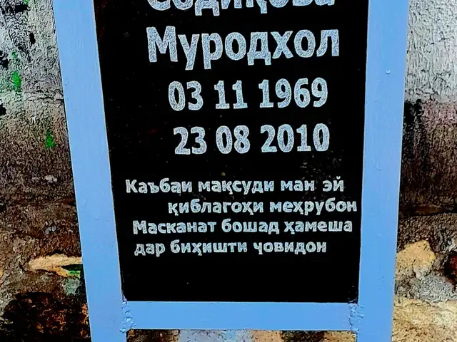 Санги мазор бо фармоиш, Бохтар (Курғон-Теппа) - 6