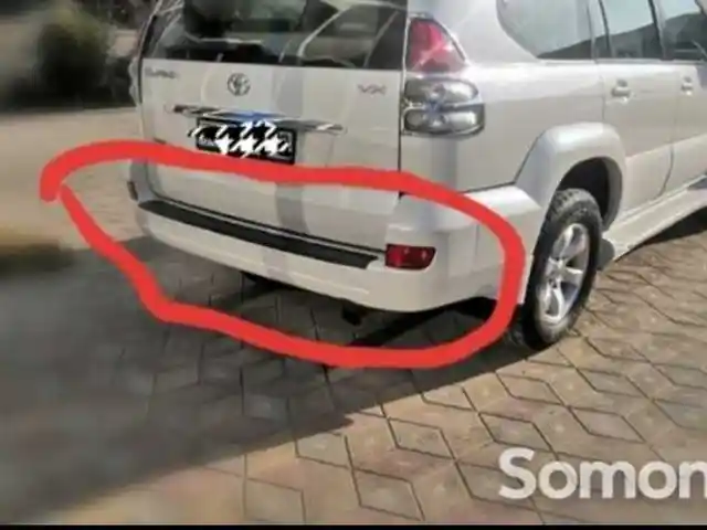 Задний бампер на Toyota Prado 1, Душанбе