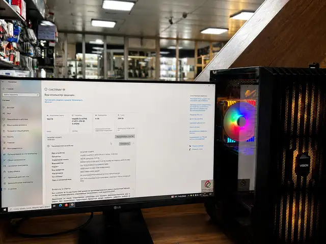 Игровой персональный компьютер с монитором, Душанбе