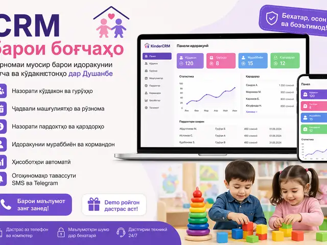 Автоматизатсияи боғча дар Душанбе, Душанбе