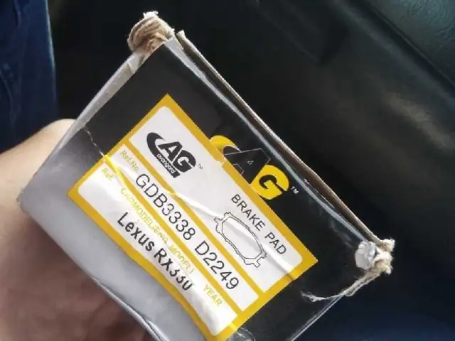 Передние тормозные колодки AG для Lexus RX 2004-2009, Душанбе