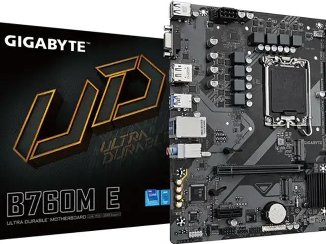 Материнская плата Gigabyte B760M-E DDR5, Душанбе