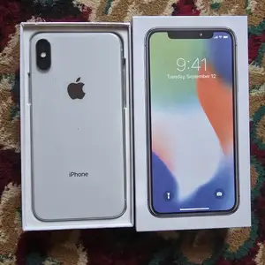 Apple iPhone X, 256 gb, Silver, Душанбе