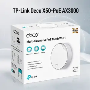 Роутер TP-Link Deco X50-PoE AX3000 Mesh Wi-Fi 6 System 3-Pack, Душанбе