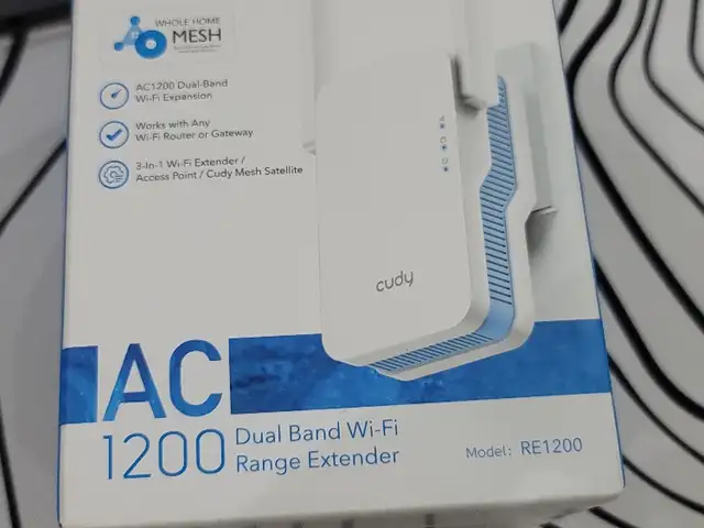 Усилитель wi-fi сети Cudy RE1200, Хуҷанд
