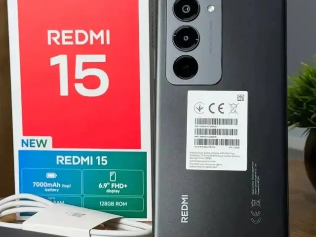 Xiaomi Redmi 15 256/8+8gb 144hz glob.vers 7000мач 50мп, Душанбе