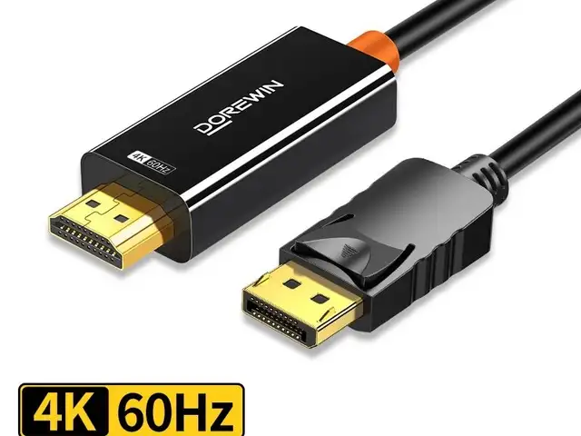 Кабель Dorewin Display Port To HDMI 4K 60Hz 1.5 метров, Душанбе