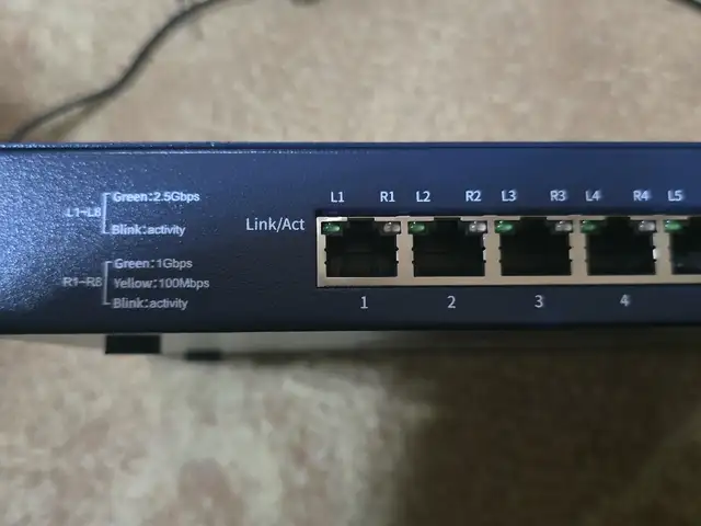 Коммутатор 2.5 Gb 8 портов Tp-link, Худжанд