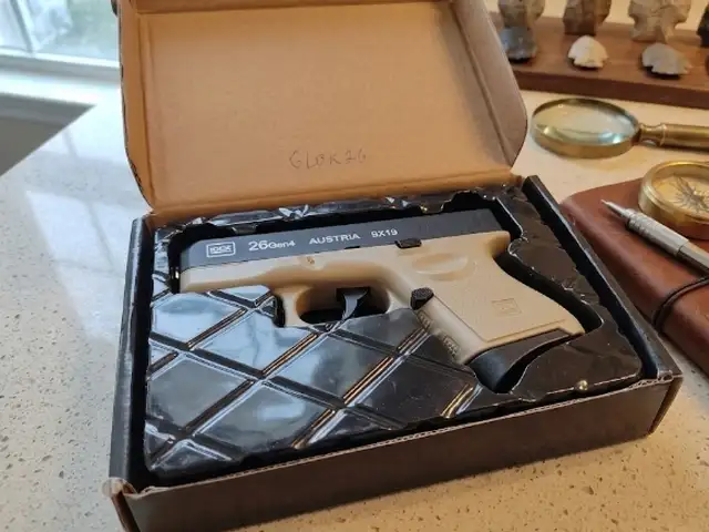 Пистолет игрушечный металлический Glock 26, Истаравшан