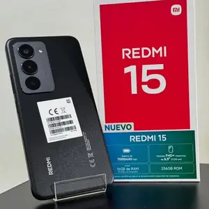 Xiaomi Redmi 15 6/128Gb black 7000Мач, Душанбе