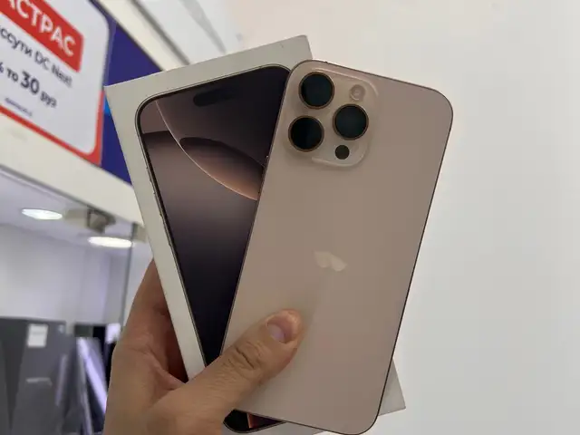 Apple iPhone 16 Pro Max, 256 gb, Desert Titanium, Душанбе