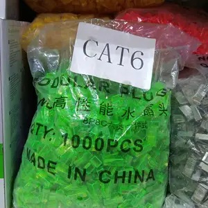 Канектор зелёный Cat6 1000шт, Душанбе