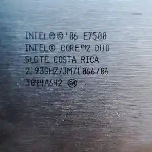 Процессор core 2 duo 5700, Душанбе