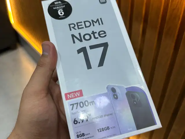 Xiaomi Redmi note 17 6/128 New, Худжанд