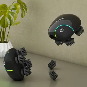 Портативный массажер для головы Porodo Lifestyle Portable Scalp Massager 1200mAh черный, Душанбе