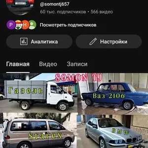 Ютуб канал, Душанбе