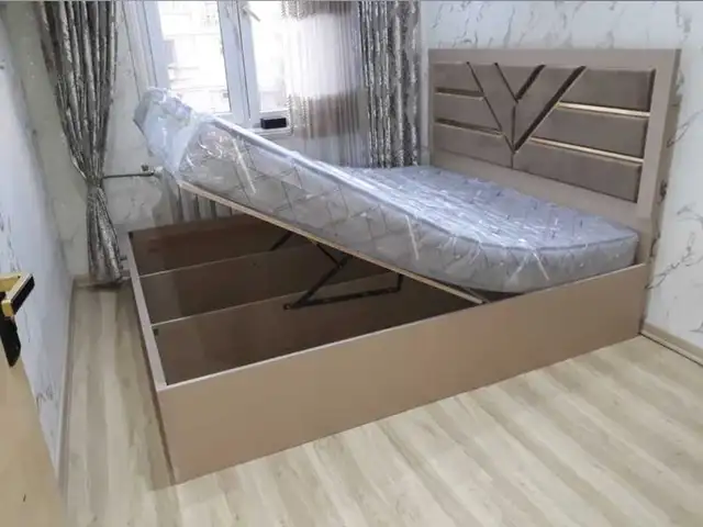 Кровать двуспальная с подъёмным механизмом, Душанбе