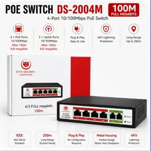 DS-2004M Poe switch Smart 4/2, Душанбе