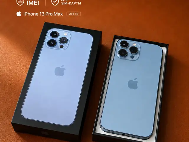 Apple iPhone 13 Pro Max, 256 gb, Sierra Blue, Душанбе